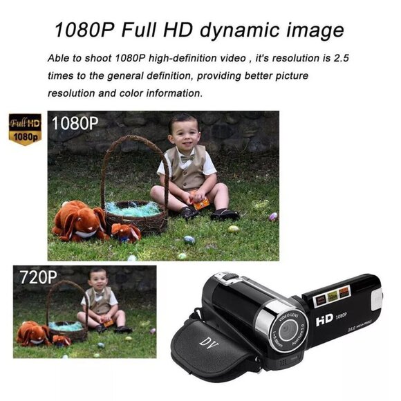 1080P HD Camcorder Digital Video Camera TFT LCD 24MP 16X Zoom DV AV Night Vision - Picture 7 of 12